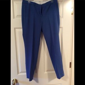 Cynthia Rowley royal blue slacks  77% polyester 3% spandex 20% viscose washable